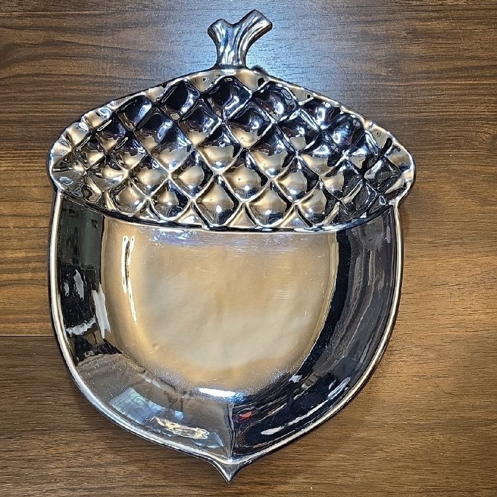 Slatkin & Co. Silver Acorn-Shaped Dish
